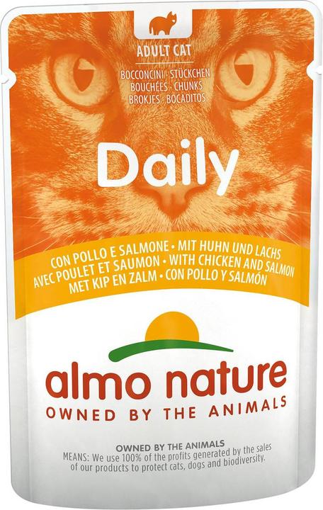 Almo Nature Daily Menu Huhn & Lachs (Adult, 1 Stk., 70 g)