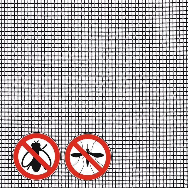 Image du produit Dema Alu Fliegengitter Tür Balkontür Insektenschutz Mückenschutz 95x210 cm anthrazit (95 x 210 cm)