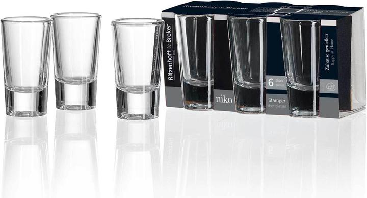 Ritzenhoff & Breker Schnapsgläser Niko (0.30 dl, 6 x, Schnapsgläser + Shotgläser)