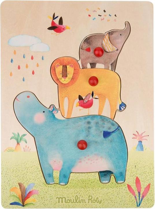 Produktbild Moulin Roty Puzzle Tiere Les Papoum