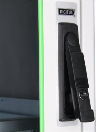 Produktbild Assmann DIGITUS 26HE 19zoll freistehender Netzwerkschrank 1300x600x600 mm Farbe Grau RAL 7035 (26 HE, 19 Zoll Rack)