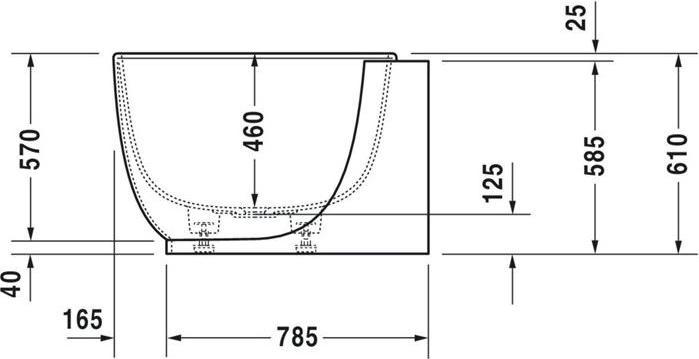 Immagine prodotto Duravit Vasca da bagno LUV 1850x950mm angolo sinistro 2 spioventi posteriori bianco (252 l, 185 cm, 95 cm)