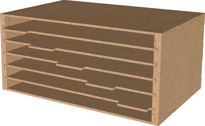 Produktbild Pronty Crafts Flexio "Papier-Organizer DIN A4", 6 Fächer