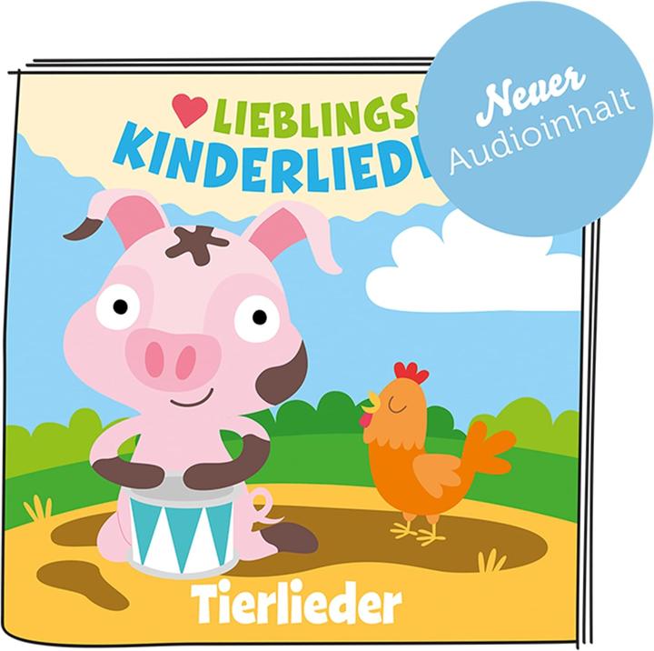 Image du produit Tonies Chansons pour enfants préférées - Chansons d'animaux (Relance) (Allemand)