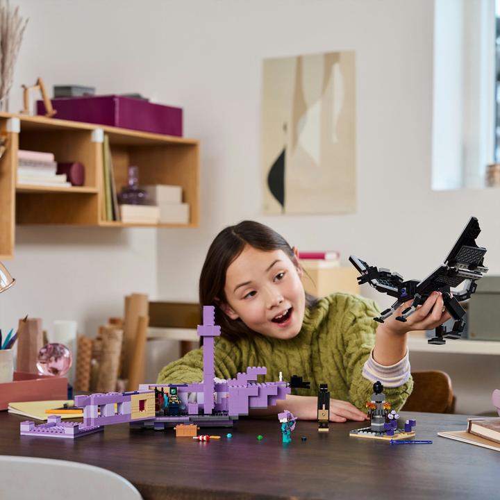 Actual product image LEGO 21264 The Ender Dragon and the Ender Ship (21264, LEGO Minecraft)