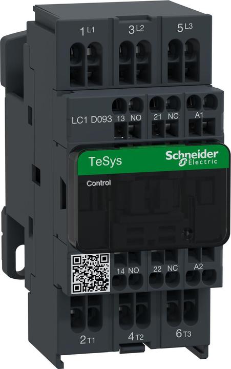 Actual product image Schneider Electric Contactor 3 pole NO contact 9A 230VAC