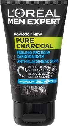 Actual product image L'Oréal Paris L'Oreal - Men Expert Peeling Againstackheads Pure Power Charcoal 100Ml (Exfoliation, 100 ml)