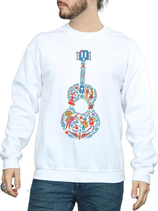 Immagine prodotto Disney Coco Guitar Pattern Felpa Uomo (XXL)