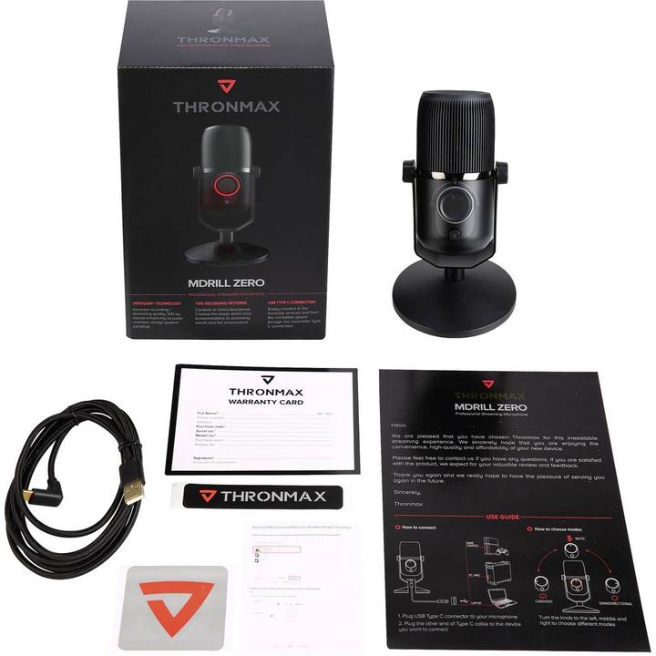 Actual product image Thronmax Mdrill Zero Condenser Microphone