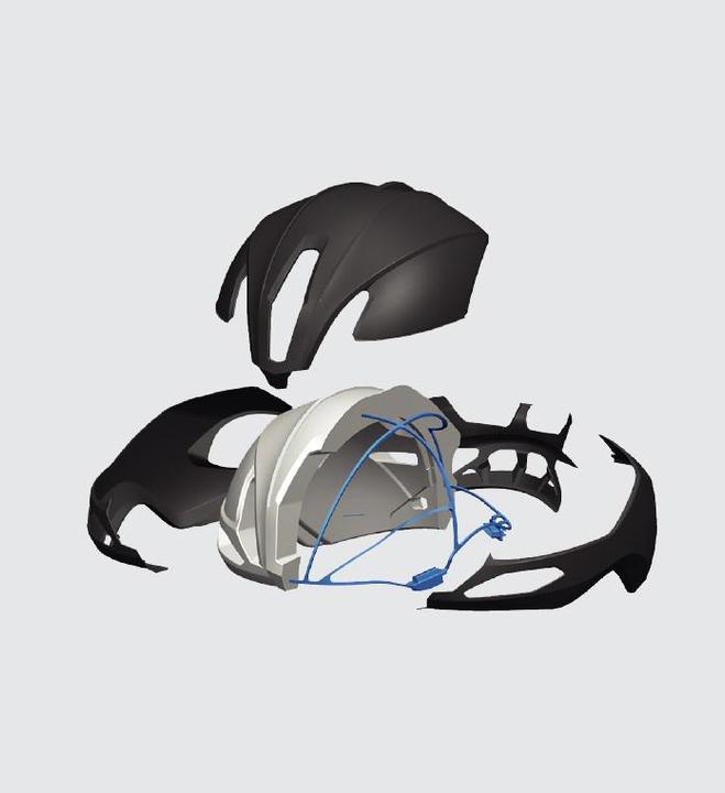 Actual product image HJC Valeco (54 - 56 cm)