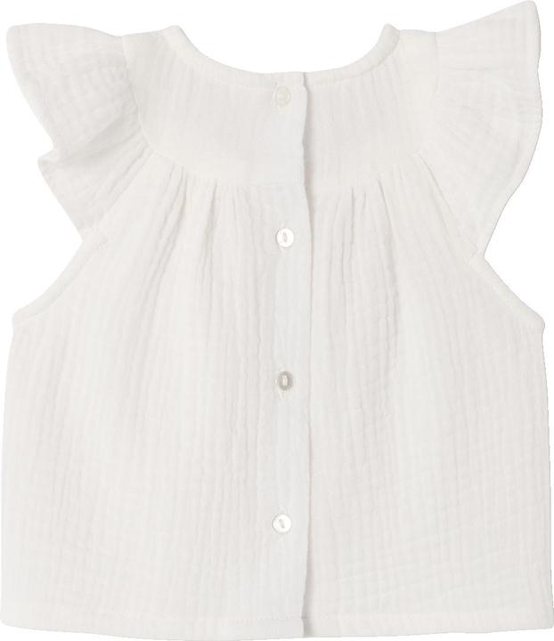 Image du produit Vertbaudet Mädchen Baby Bluse mit kurzen Volantärmeln (80)