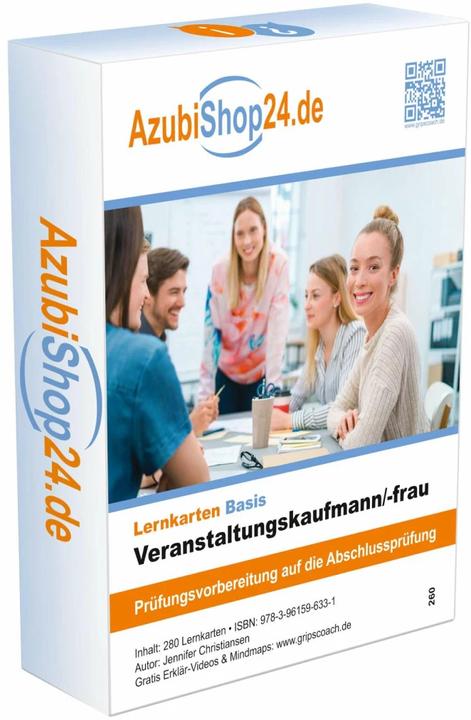 Image du produit AzubiShop24.de Lernkarten Veranstaltungskaufmann (Allemand, Jennifer Christiansen, 2024)