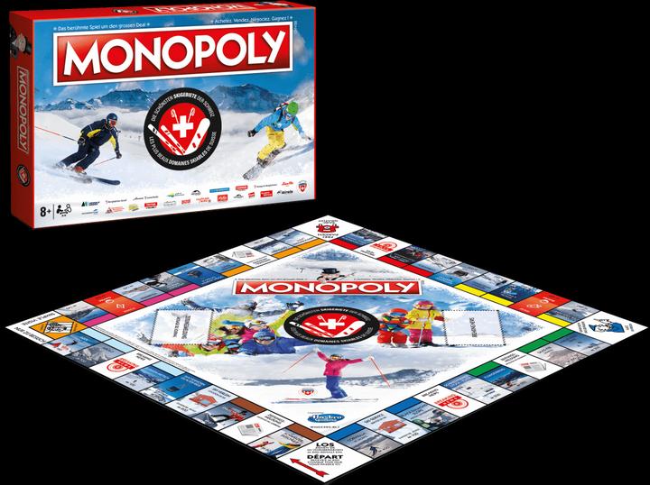 Actual product image Hasbro Monopoly The most beautiful ski resorts in Switzerland (German, French)