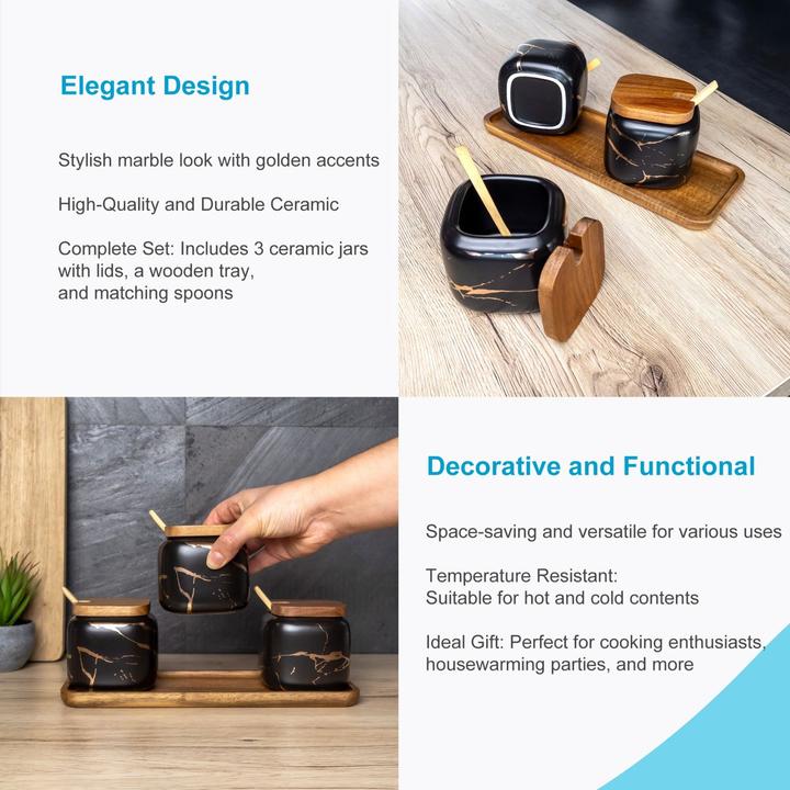 Actual product image Intirilife Sugar bowl storage jar set (0.36 l)