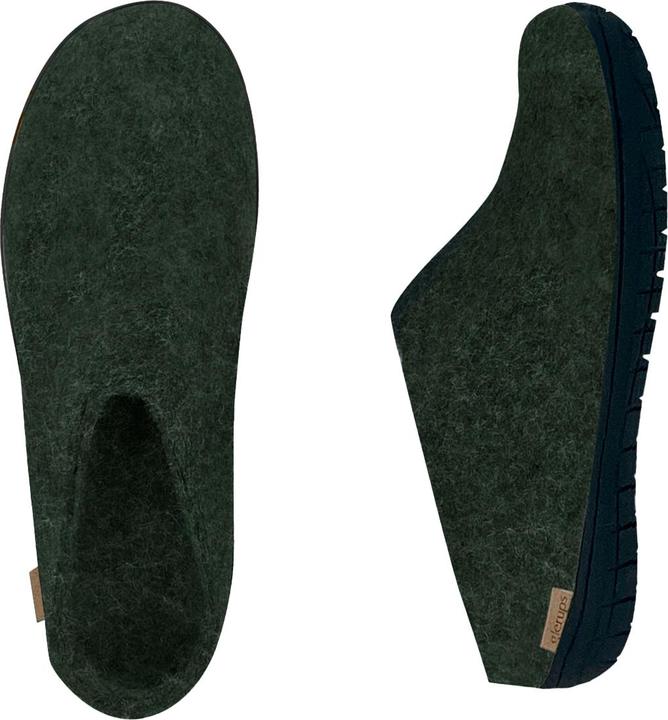Immagine prodotto Glerups Pantofole nere con suola in gomma naturale (41)