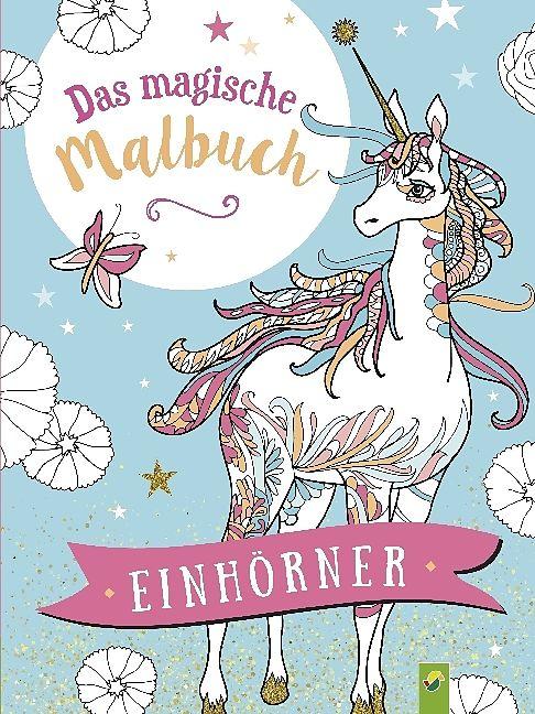 Actual product image The magical unicorn colouring book