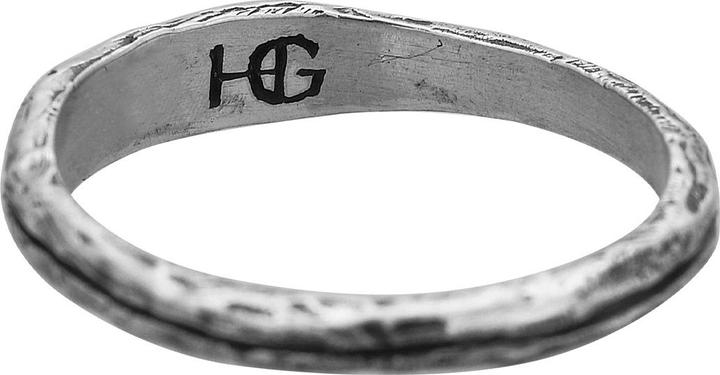 Immagine prodotto Haze & Glory Ring Bandring - Slider Oxid Finish 925 Silber (64, 925 Argento)