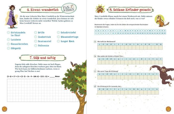 Produktbild Die Schule der magischen Tiere: Endlich Pause! Das grosse Rätselbuch Band 2 (Deutsch, Nikki Busch, Christiane Hahn, Nina Dulleck, Margit Auer, 2021)