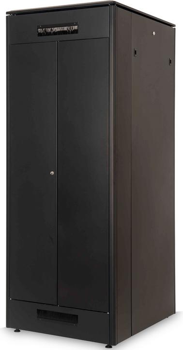 Produktbild Digitus Netzwerkschrank 48,3cm 19Zoll 42HE H2053mmxB800mmxT1000mm schwarz mit Glastuer inkl. 28xMontagesc... (42 HE, 19 Zoll Rack)