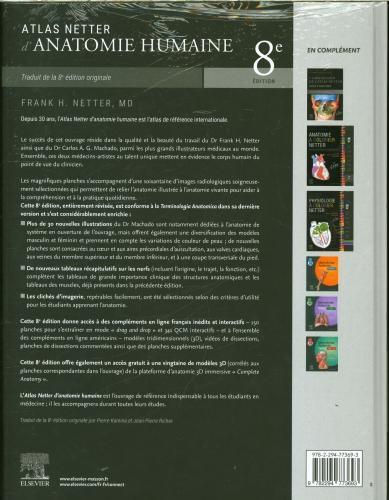 Actual product image Atlas Netter d'anatomie humaine (French, Nice Frank Henry, 2023)