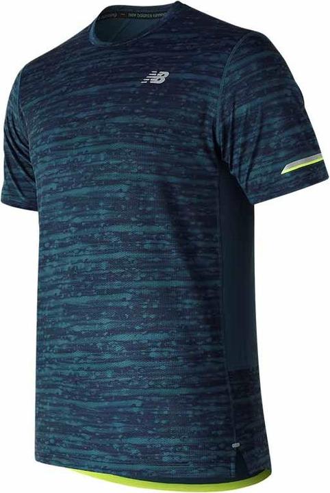 Image du produit New Balance Printed Ice 2e Short Sleeve Men North Sea (L)