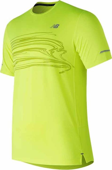 New Balance Printed Ice 2e Short Sleeve Men Hilite (M)