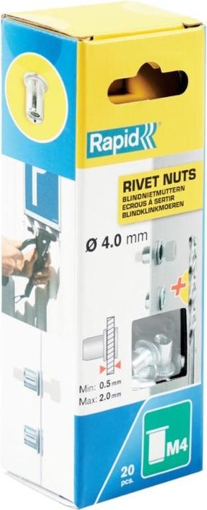 Produktbild Rapid M4 Blindnietmuttern