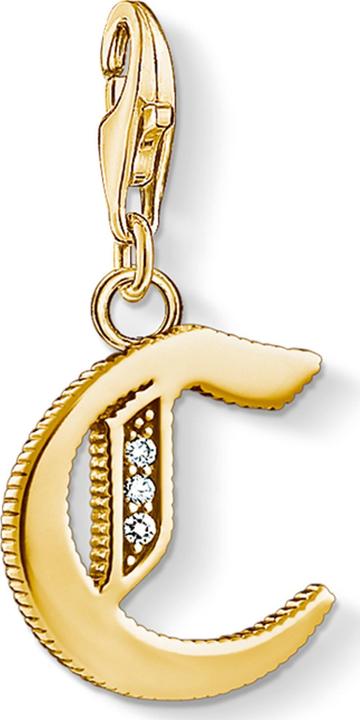 Produktbild Thomas Sabo Charm-Anhänger Buchstabe C gold (925er Silber)