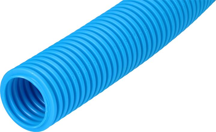 Actual product image Max Hauri Electric corrugated conduit M40 L=25m blue (2500 cm)