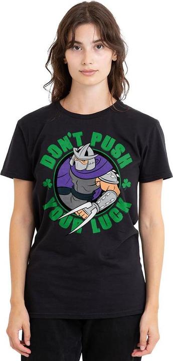 Actual product image Teenage Mutant NT Unisex Adult Luck Shredder St Patricks Day T-Shirt (XL)