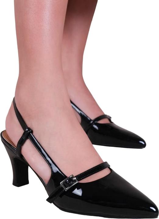 Immagine prodotto Where's That From On Point Sandali Finta Pelle Verniciata Tacco Medio Donna (37)