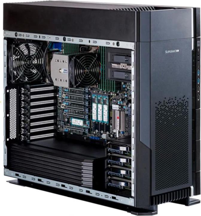 Actual product image Supermicro Barebone UP Workstation 5U Single Socket 4677 SYS-551A-T