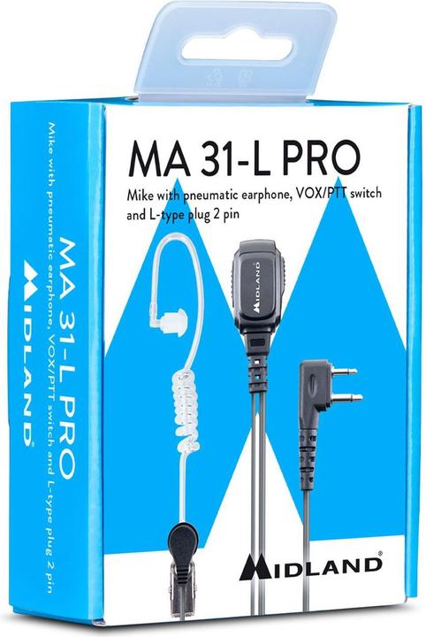 Actual product image Midland MA31-L Security Headset