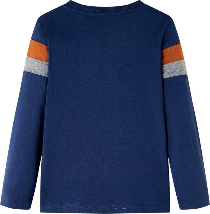 Produktbild VidaXL Kinder-Langarmshirt Marineblau 92,Material: 100 (92)