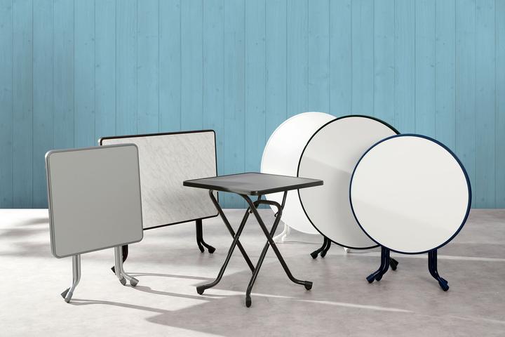 Image du produit Best Table pliante Ø 80 H 70 cm marron (80 cm)