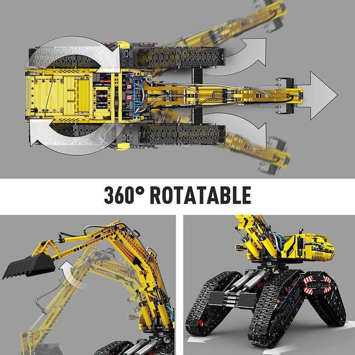 Actual product image Mould King All Terrain Crawler Excavator
