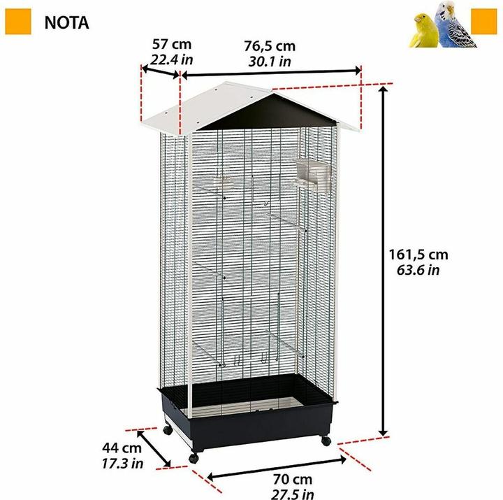 Actual product image Ferplast Birdcage