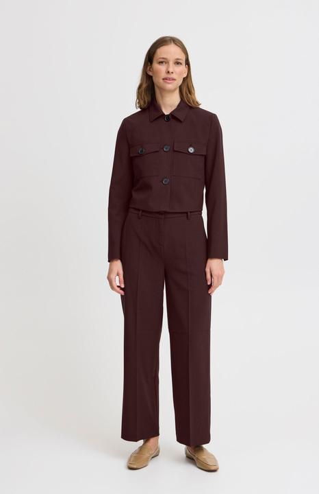 Actual product image B.young BYDANTA WIDE LEG PANTS 2 CROPPED 20815027 (40)