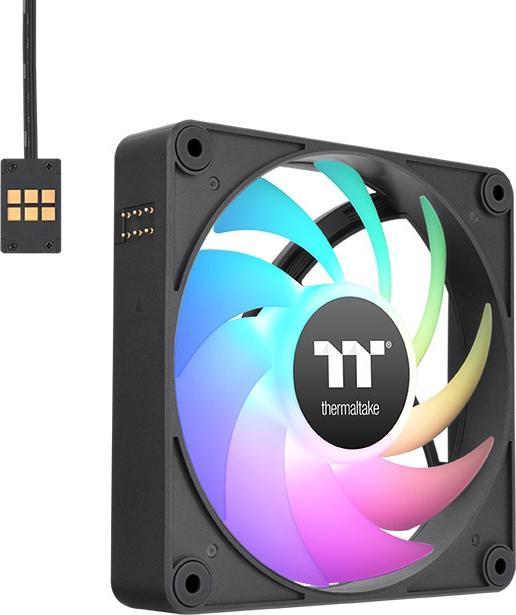 Produktbild Thermaltake PC- GEHÄUSELÜFTER CT120 EX ARGB SYNC 3 FAN BLACK CL-F181-PL12SW-A (120 mm, 3 x)