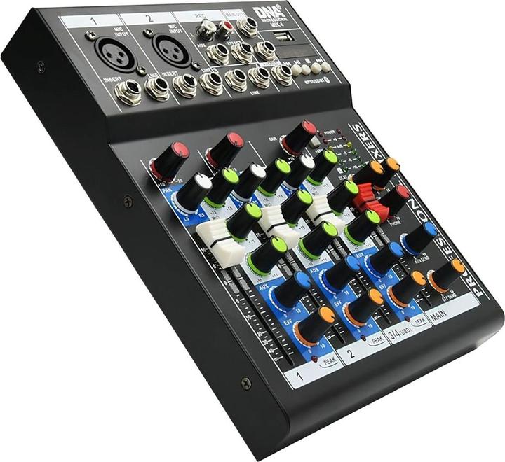 Produktbild DNA MIX 4 - Mikser audio USB MP3 analogowy 4 kanały