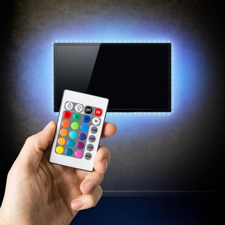 Image du produit tectake 2x bande LED (RGB, 500 cm, Intérieur)