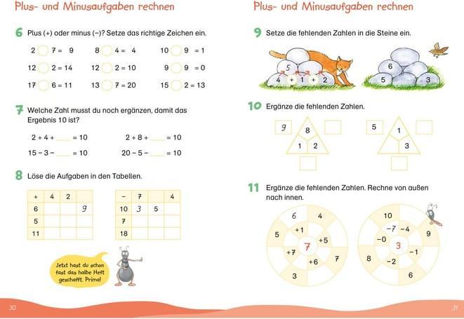 Image du produit Tessloff Fit fürs Rechnen bis 20. 1. Klasse. Mein Übungsheft (Allemand, Kirstin Gramowski, Guido Wandrey, 2024)