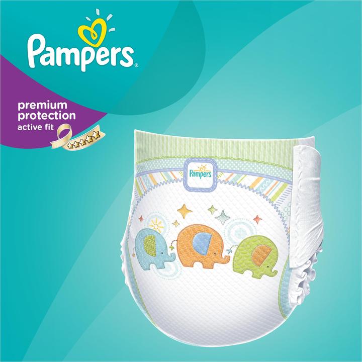 Produktbild Pampers Active Fit (Gr. 4+, Monatsbox, 140 Stück)