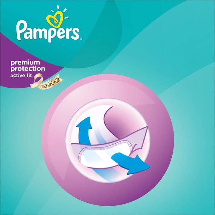 Produktbild Pampers Active Fit (Gr. 4+, Monatsbox, 140 Stück)