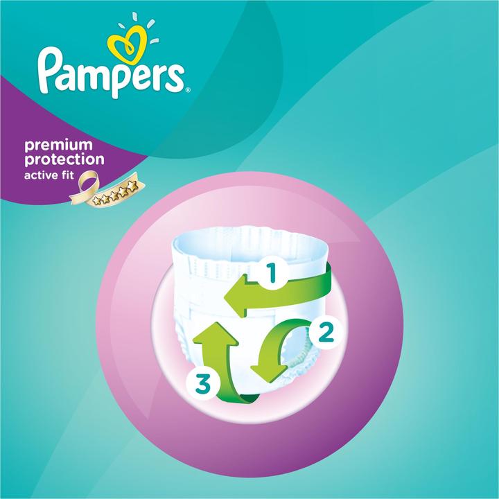 Produktbild Pampers Active Fit (Gr. 4+, Monatsbox, 140 Stück)