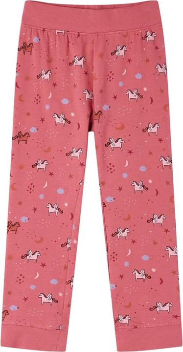 Produktbild VidaXL Kinderpyjama mit Langen Ärmeln Altrosa 92,Material: 95 (92)