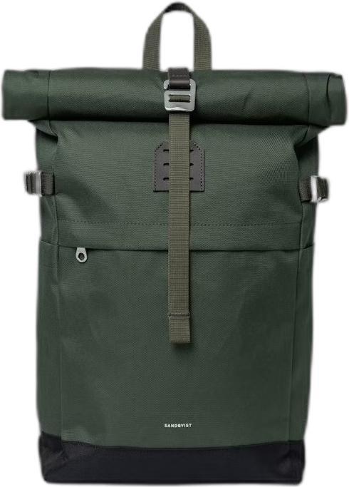 Dawn Green avec cuir marron foncé