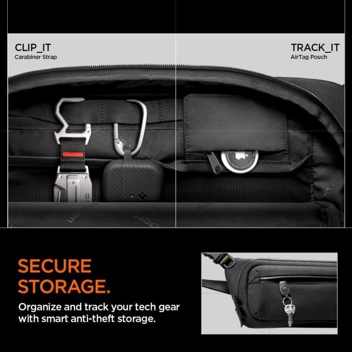 Image du produit Spigen KD410 Sac à bandoulière Klasden - Noir
