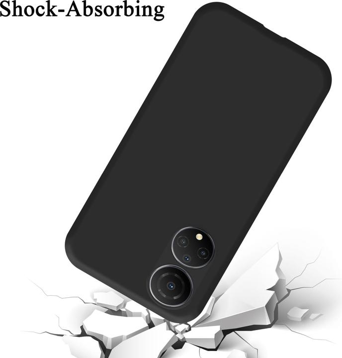 Actual product image Cadorabo TPU Liquid Silicone Case Cover for Honor X7 (Honor X7)
