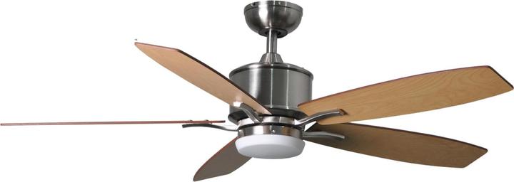 Image du produit Ventilateur de plafond Prima Nickel 132 cm avec éclairage LED